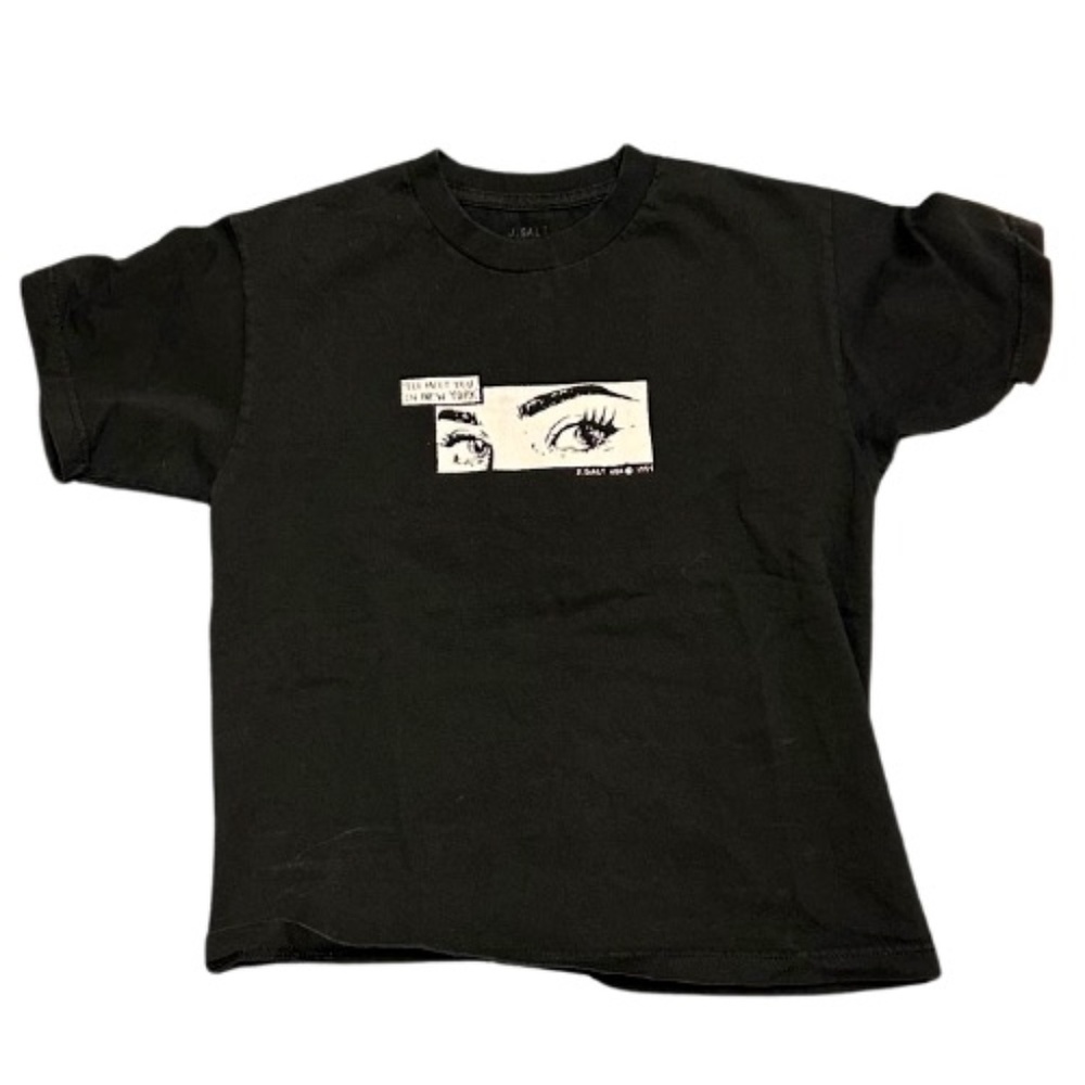 "I'll Meet You in New York" cropped graphic tee